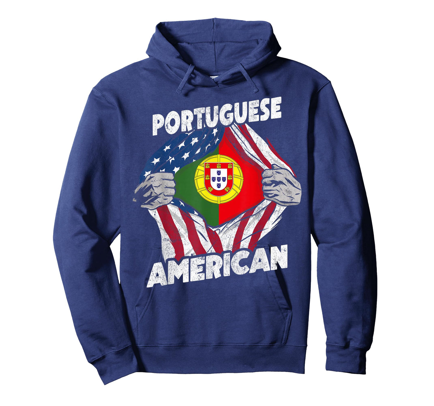 Portuguese And American Flag Portugal Proud T-Shirt