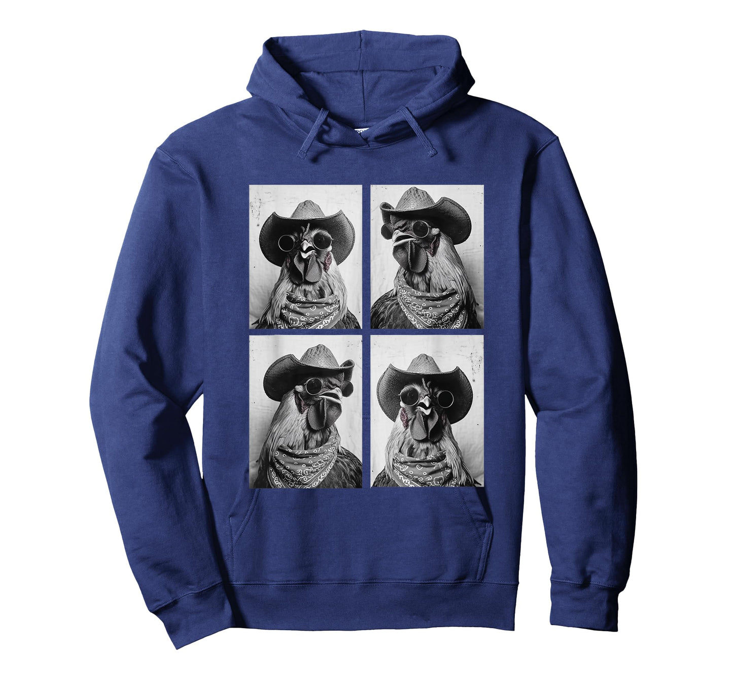 Cowboy Roosters with Sunglasses Animal Photo Booth Western T-Shirt