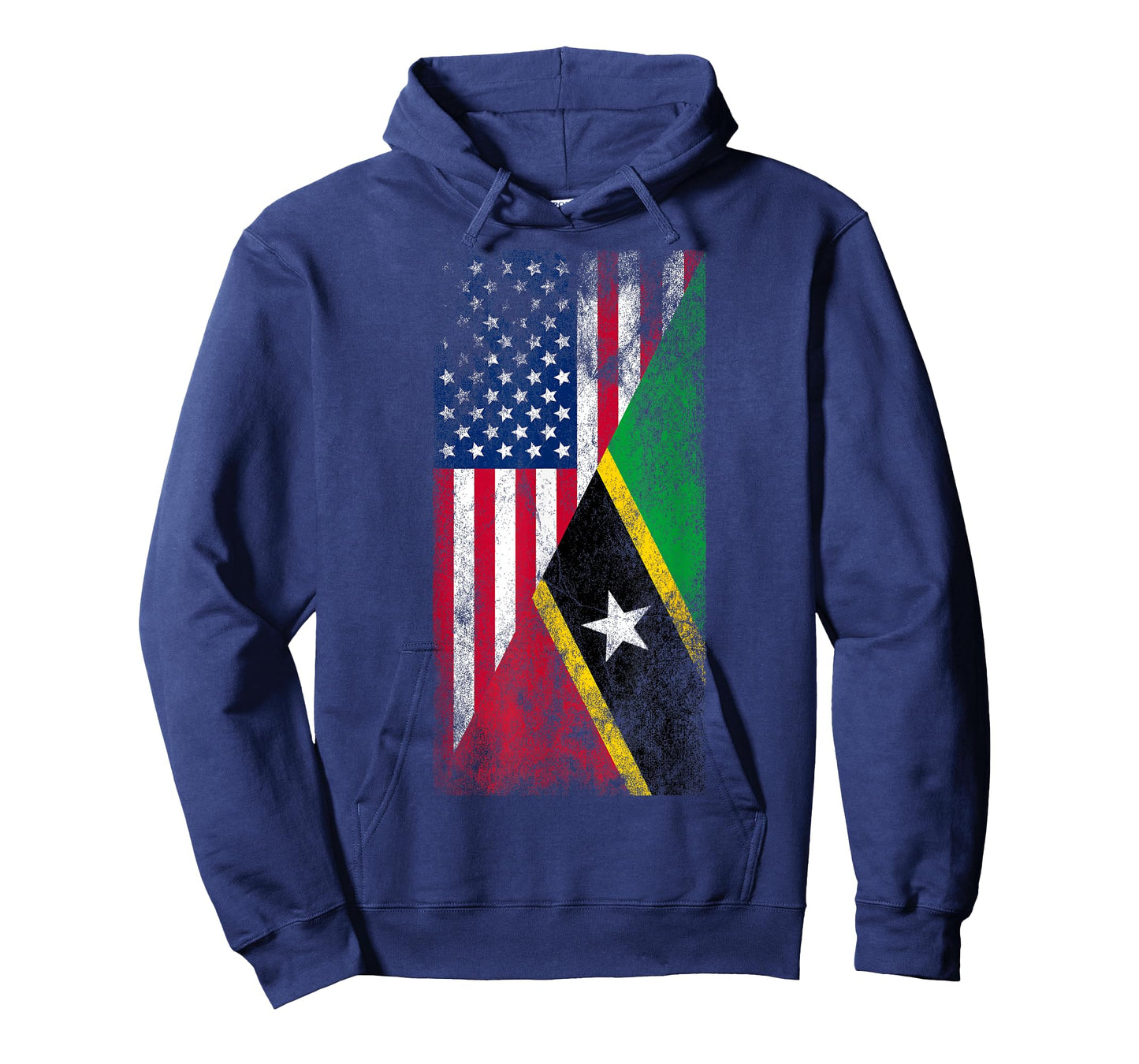USA & St Kitts and Nevis Flags - American Kittian T-Shirt