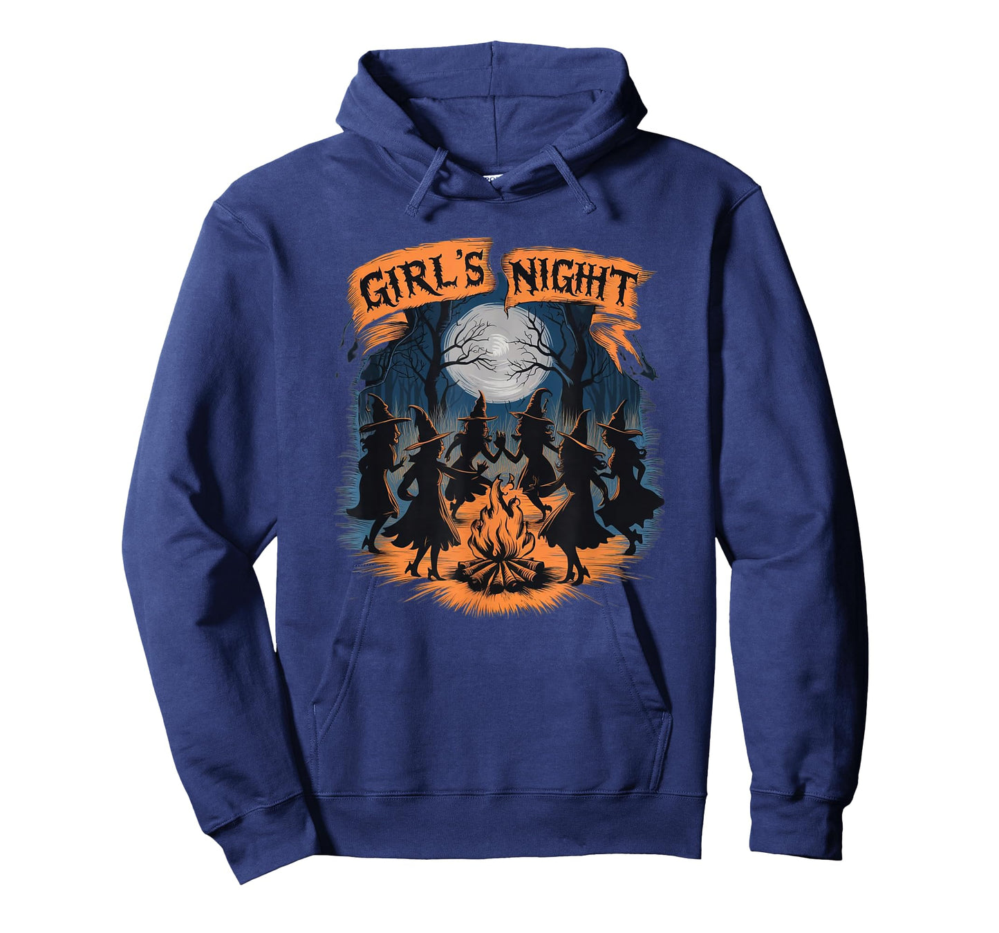 Girls' Night Witch Coven Halloween Design Spooky Fun Artwork T-Shirt