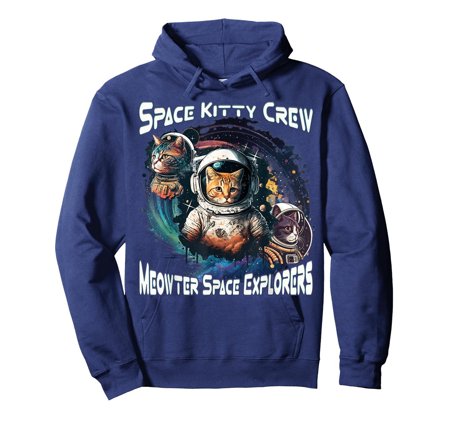 Space Kitty Crew Meowter Space Explorers Cute Cosmic Kitten T-Shirt