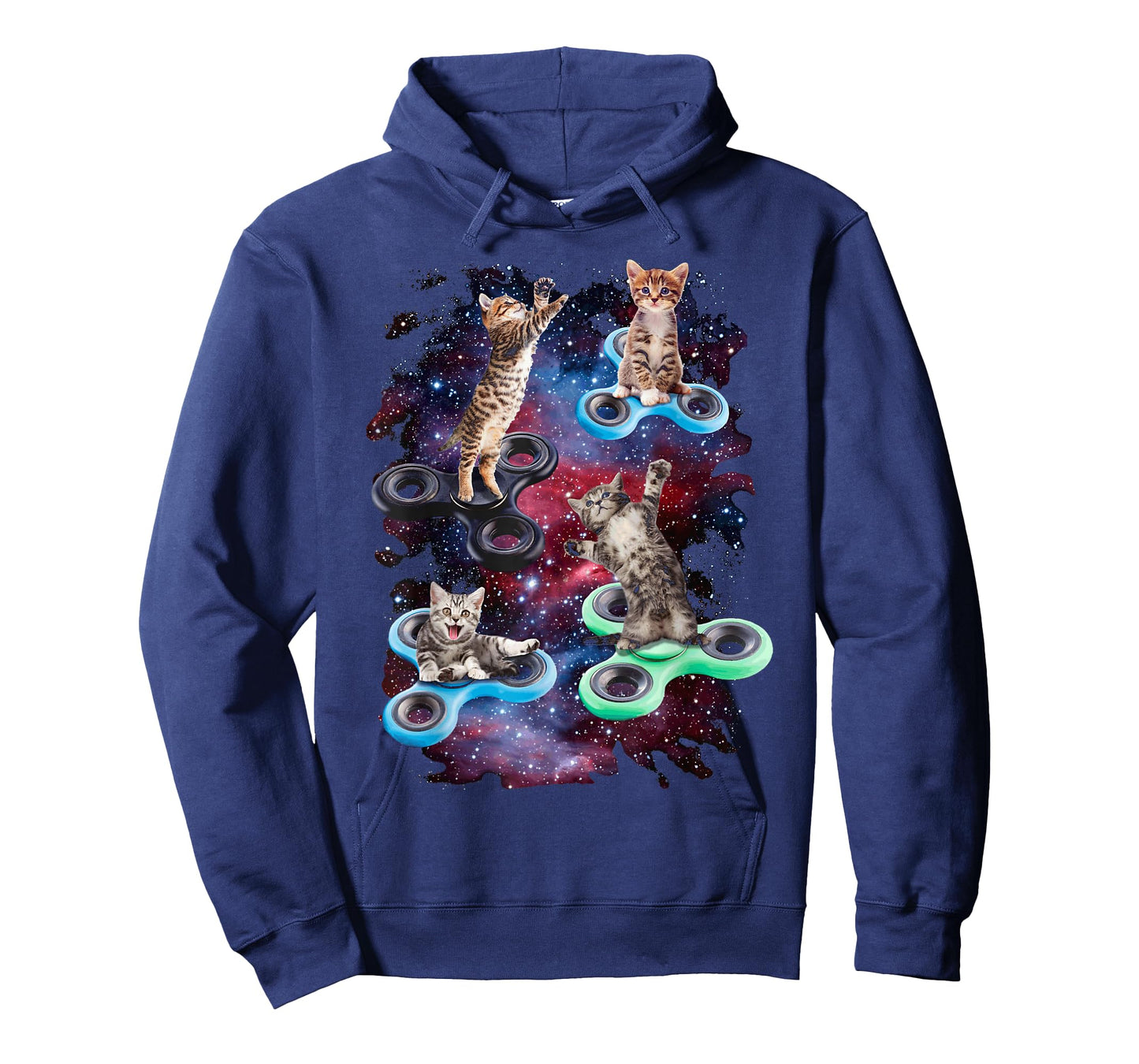 Fidget Spinner Fidget Kitties In Space T-Shirt