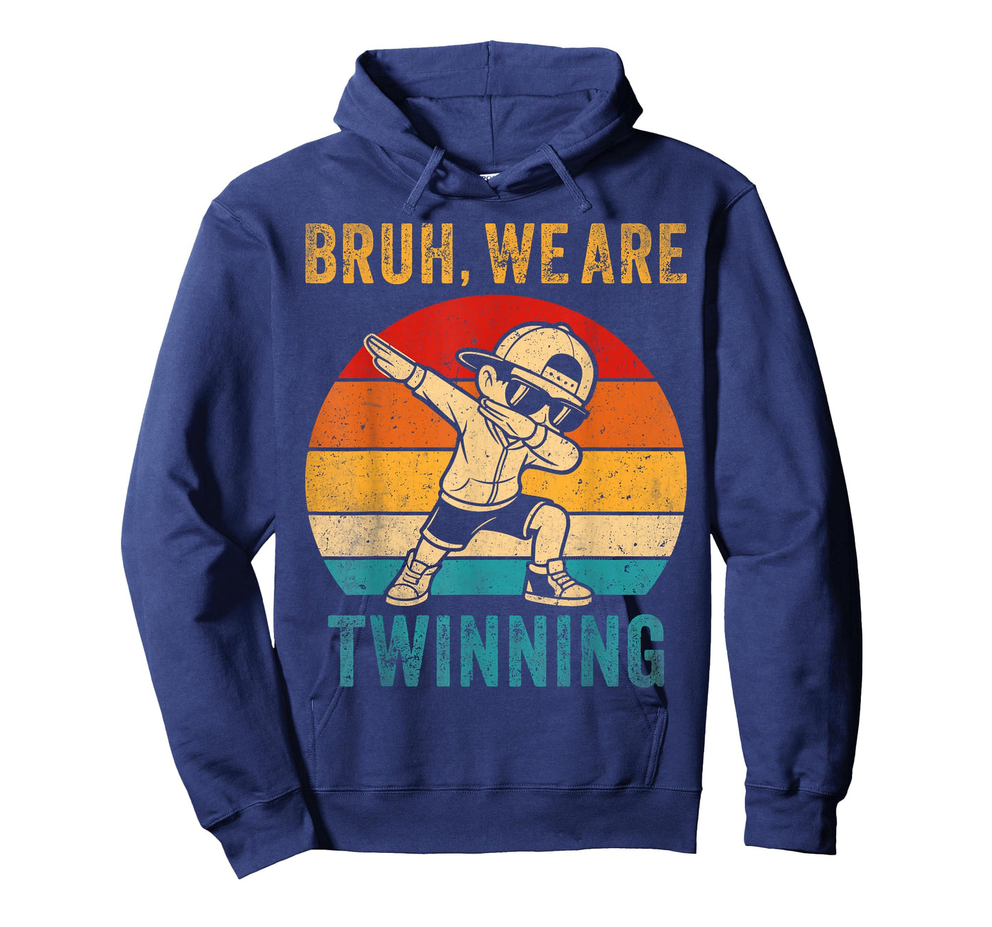 Bruh We are Twinning Kids Boys Funny Twin Day Dabbing Boy T-Shirt