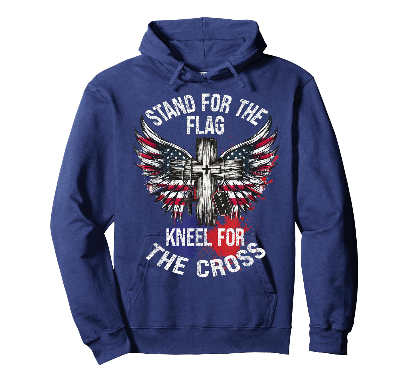 Stand for The Flag Kneel for The Cross 4th of July Christian T-Shirt