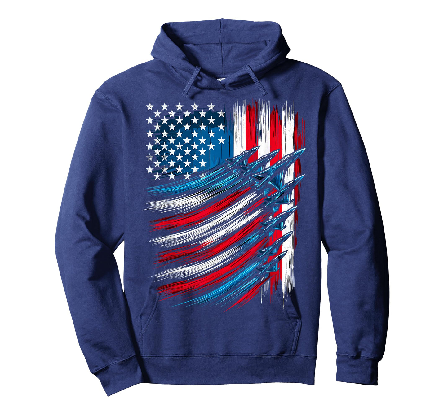 Patriotic USA Flag Fighter Jets 4th of July T-Shirt