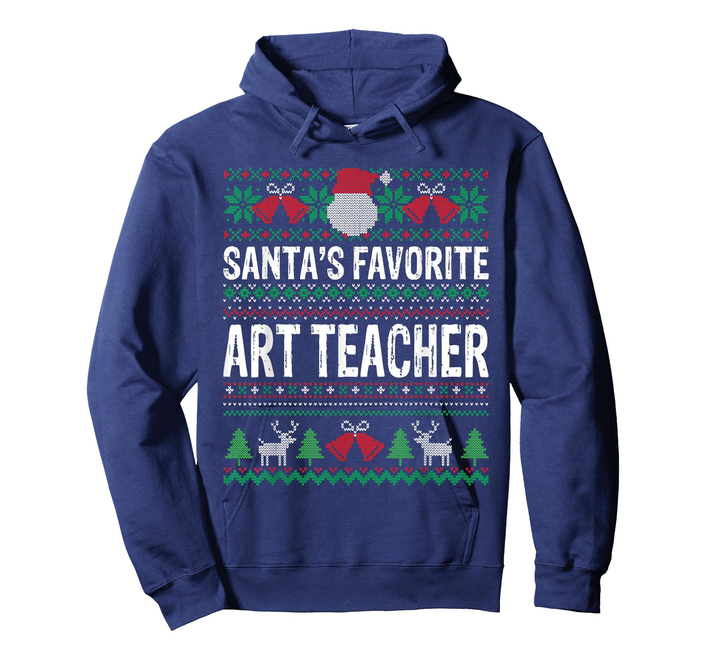 Art Teacher Christmas T-Shirt - Santa's Favorite Art Teacher T-Shirt