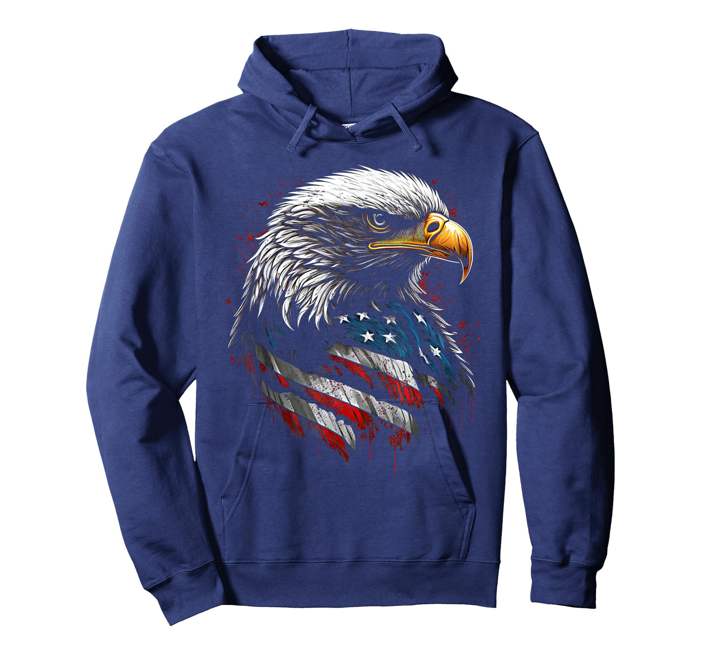 Patriotic Eagle USA American Flag 4th of July Men Women Boys T-Shirt