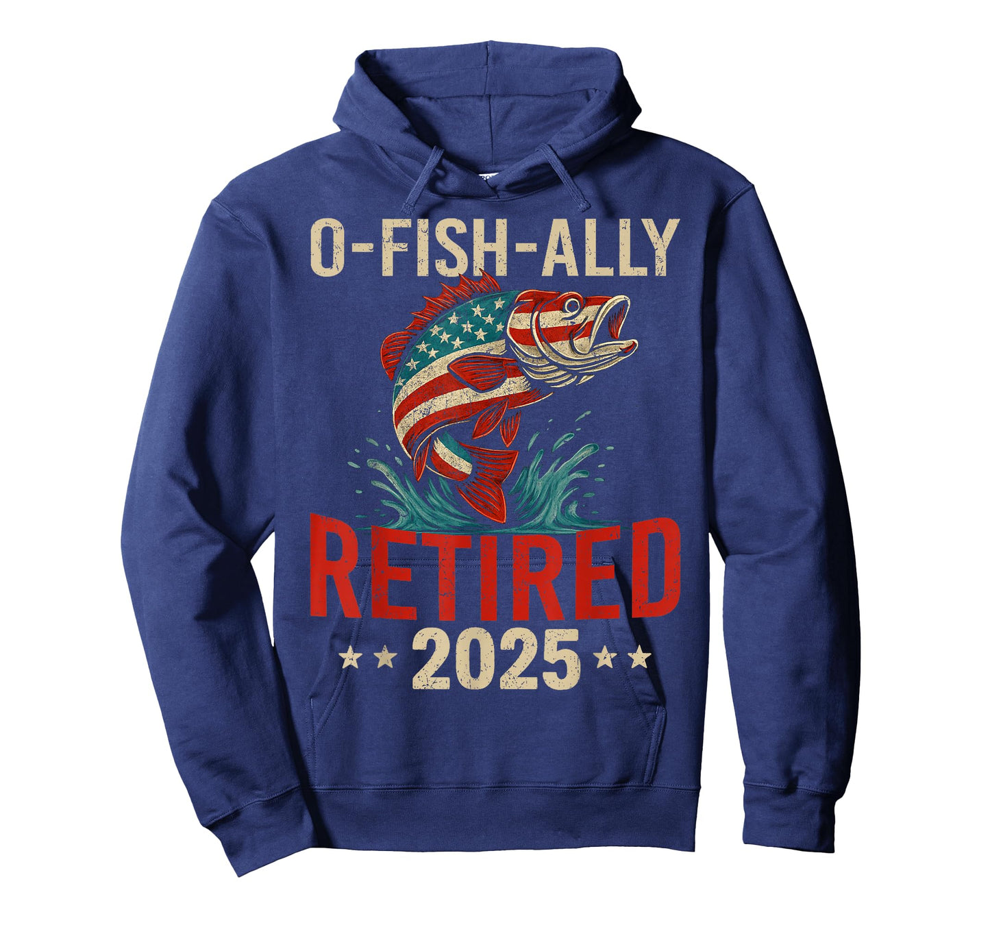 O-Fish-Ally Retired 2025 Fisherman Retirement Men Fishing T-Shirt