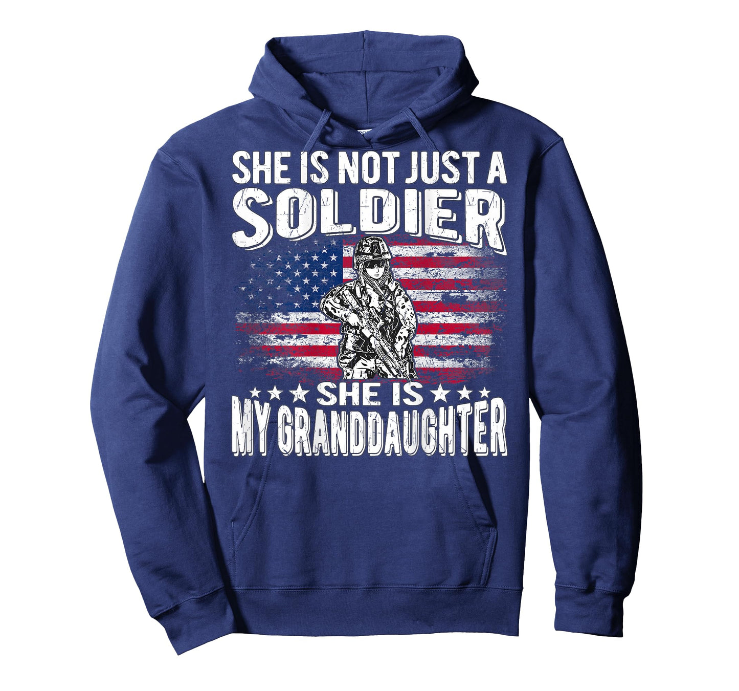 My Granddaughter Is A Soldier - Proud Military Grandparent T-Shirt