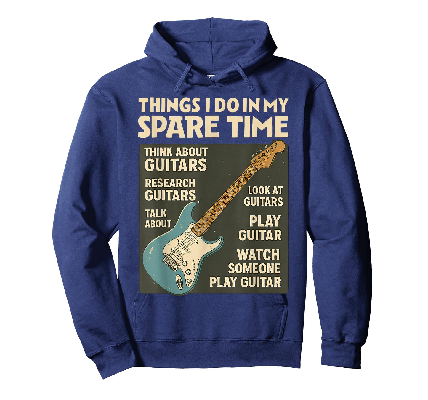 Funny Things I Do in My Spare Time Funny Electric Guitarist T-Shirt