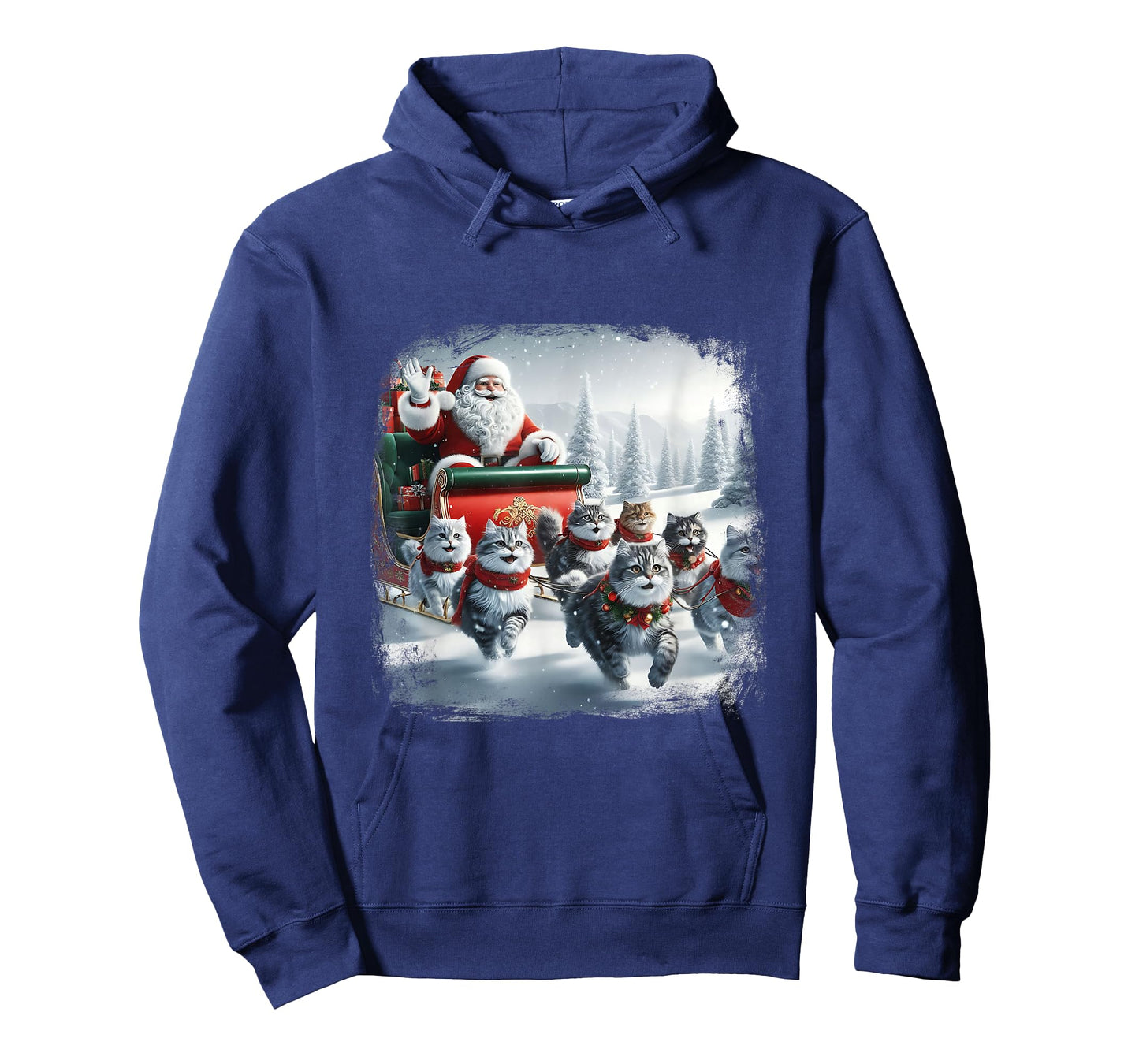 Christmas Cat Funny Cats for Everybody Xmas Men Women Santa T-Shirt