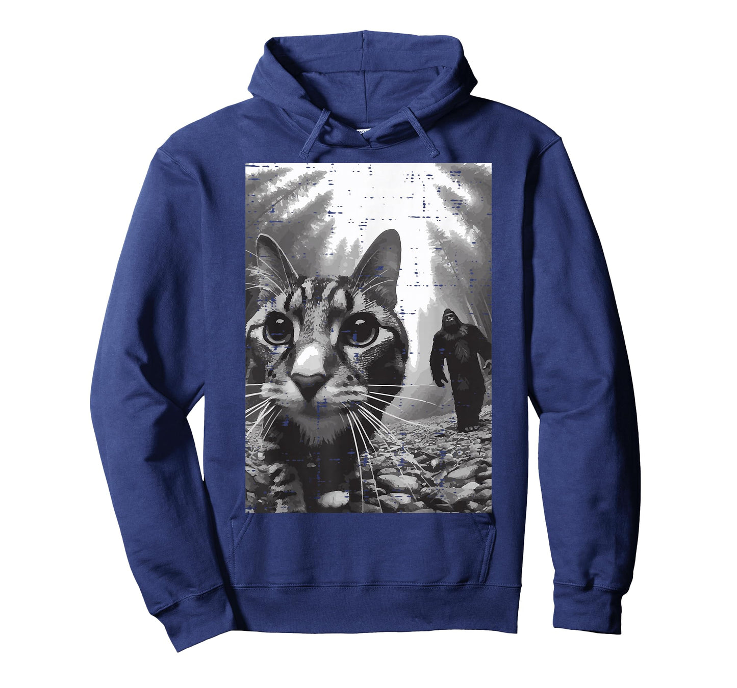 Cat Bigfoot Sasquatch Selfie Funny Kitten Meme Men Women Kid T-Shirt