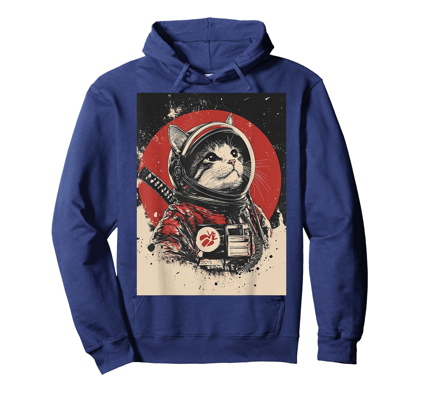 Astronaut Cat Space Cosmic Japanese Retro T-Shirt