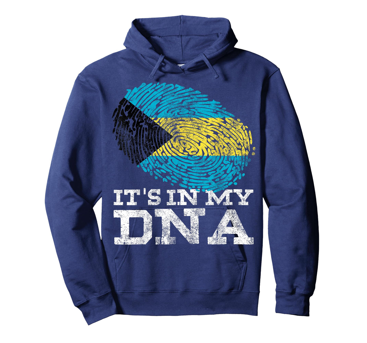 It's in My DNA Bahamian Gifts Fingerprint Proud Bahamas Flag T-Shirt
