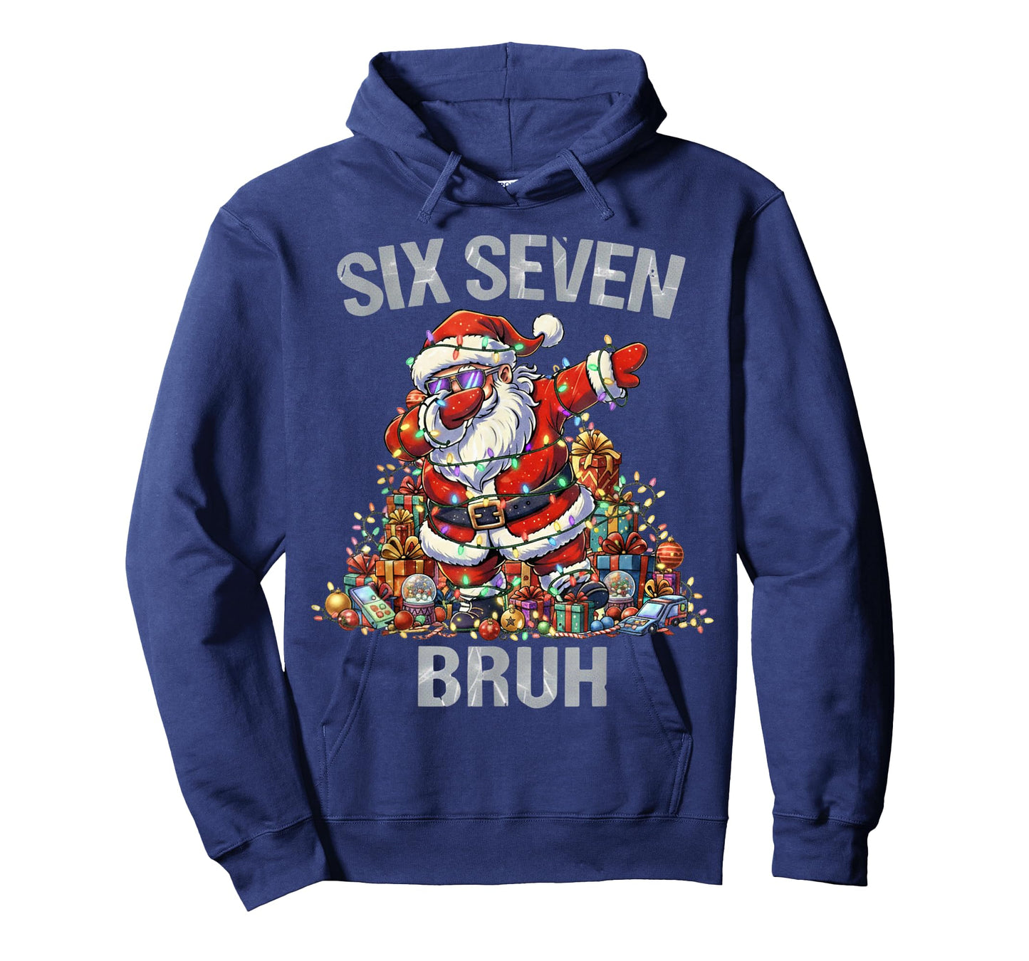 67 Bruh Christmas Six Seven Dabbing Santa 6 7 6-7 Kids Women T-Shirt