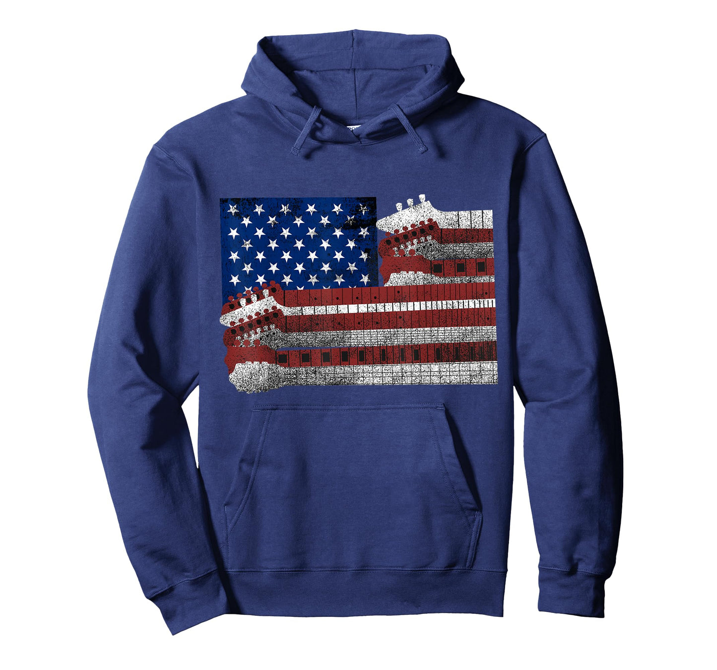 Guitar T-Shirt - US Flag Lovers - USA Patriotic Guitarist Women Kids Men T-Shirt