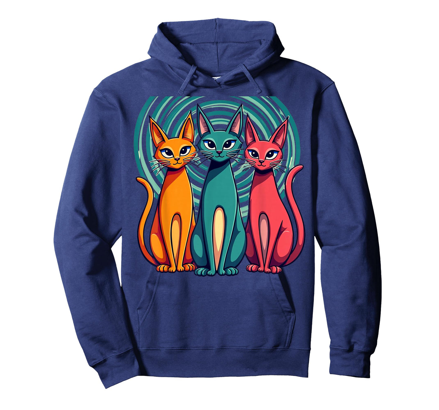 Vintage Retro Mid-Century Modern Look Cats 50s 60s Style T-Shirt