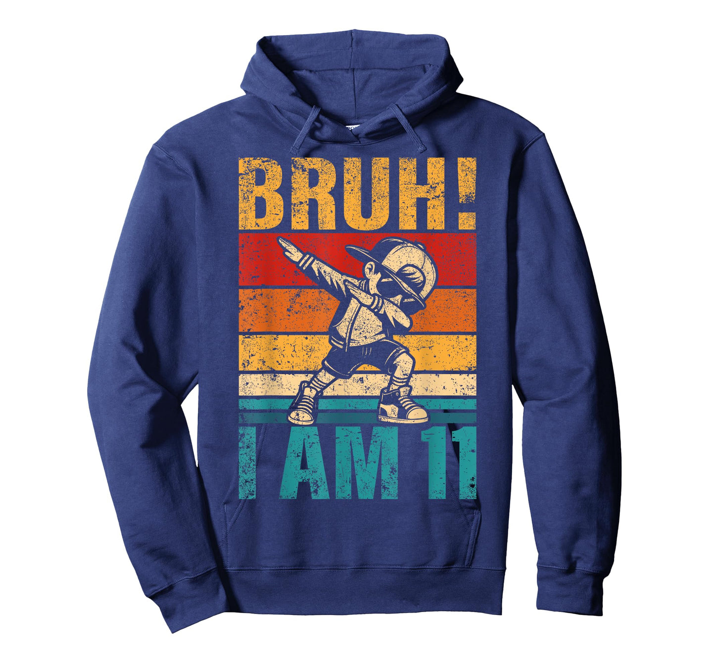 11 Year Old Birthday Dabbing Boy Bruh It's My 11th Birthday T-Shirt