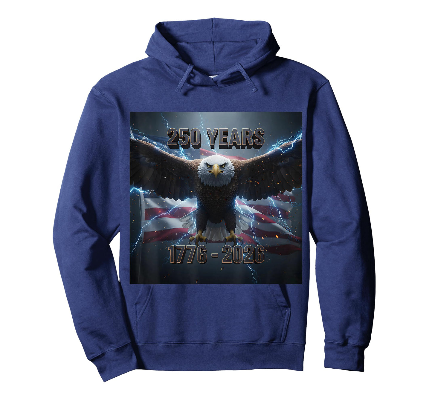 Eagle Flag 250 Years 1776-2026 250th Birthday T-Shirt