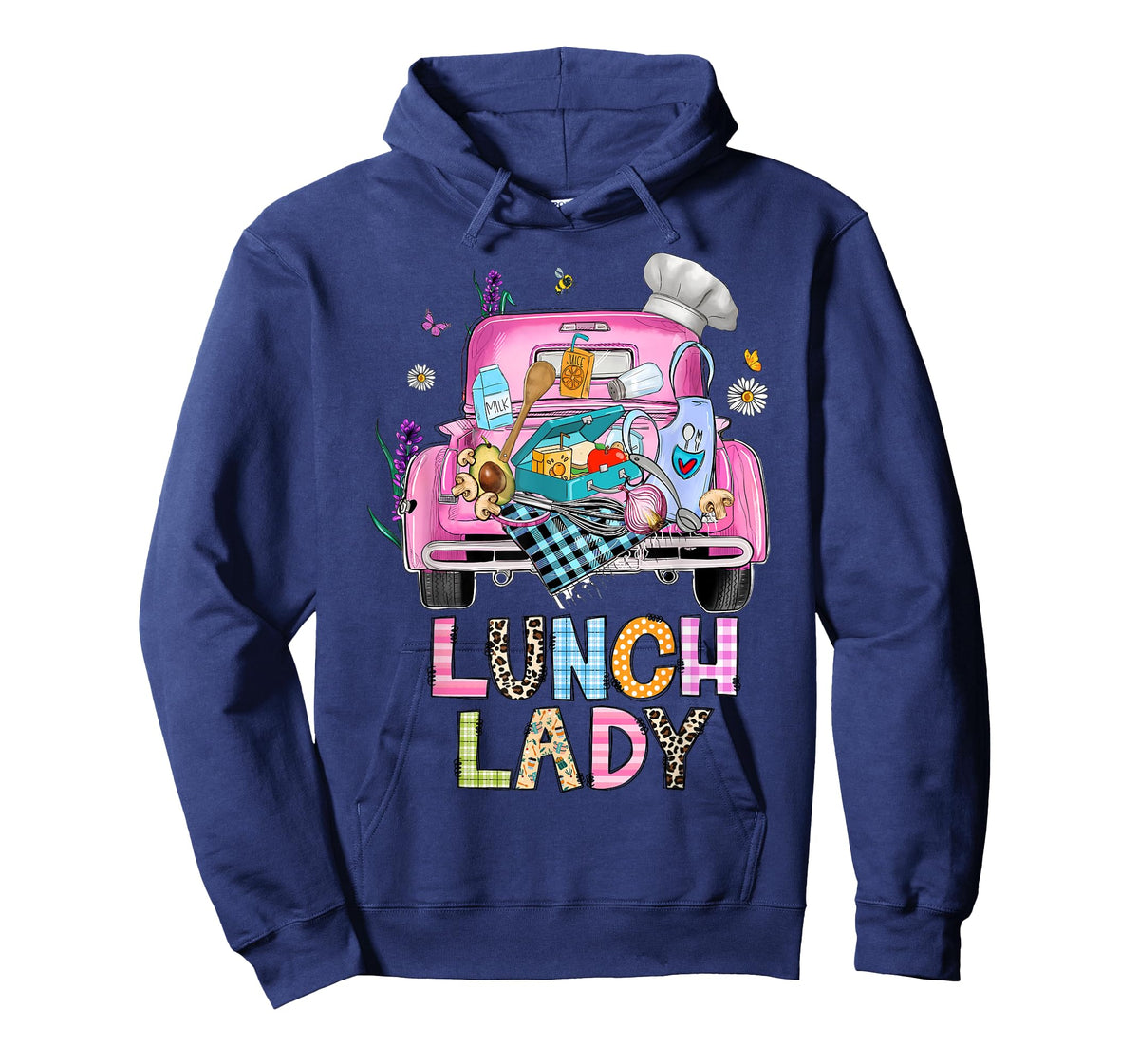 Lunch Lady Cute Truck Lunch Ladies Squad Cafeteria Crew T-Shirt