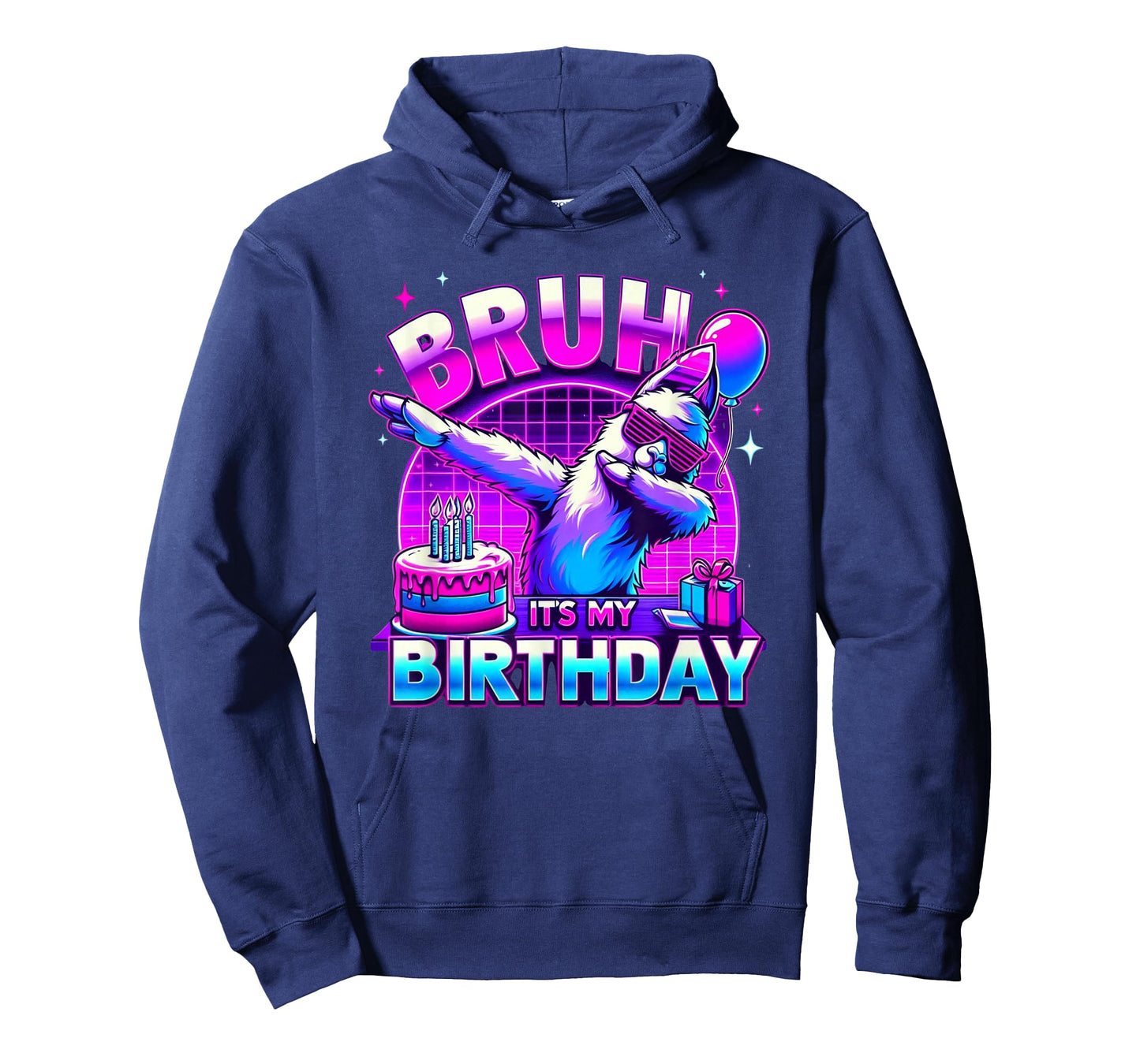 Bruh Its My Birthday Llama Pinata Boy Girl Family Party Bday T-Shirt