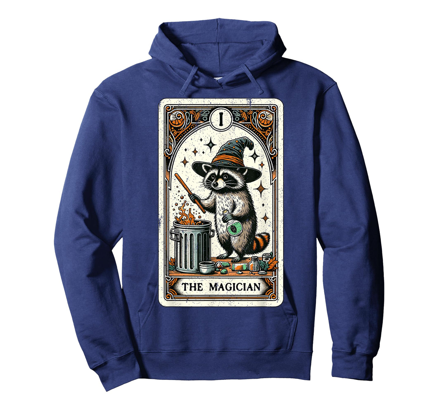 Raccoon Tarot Card The Magician Witchcraft Occult Raccoon T-Shirt