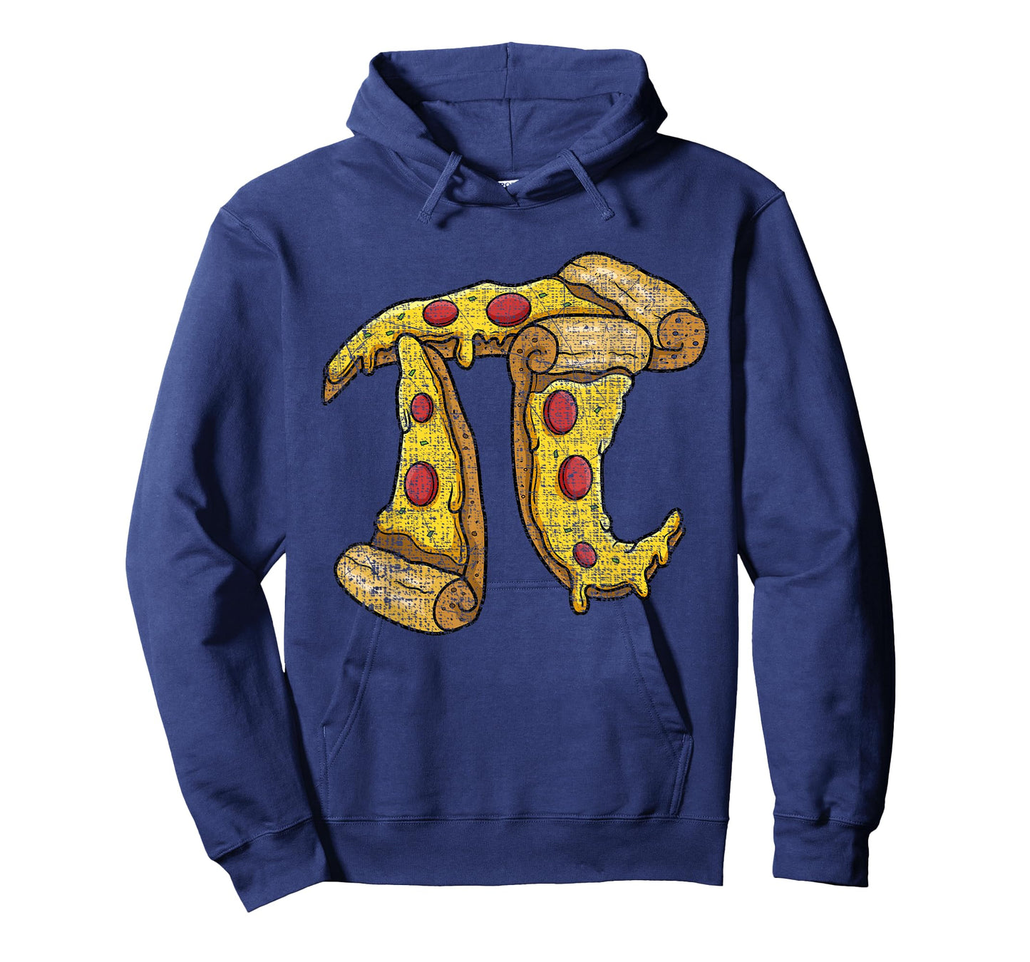 Pi Day Shirt Kids Pizza Pi Funny Math Food 3.14 Distressed T-Shirt