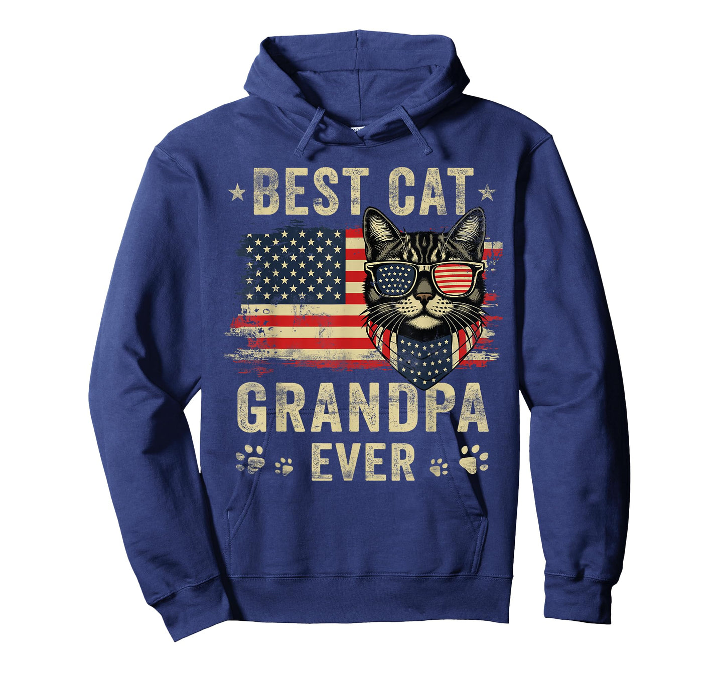 Best Cat Grandpa Ever Funny Father's Day For Cat Grandpa T-Shirt for Men Women