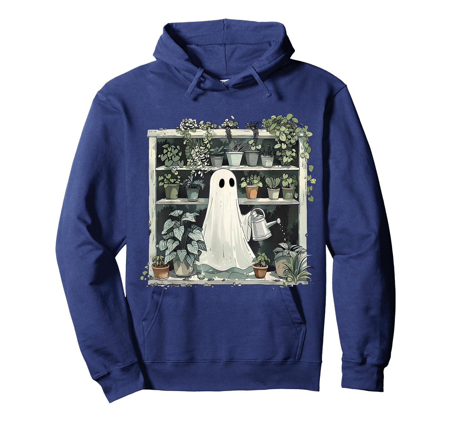 Cute Funny Ghost Boo Gardening Gardener Plants Halloween T-Shirt