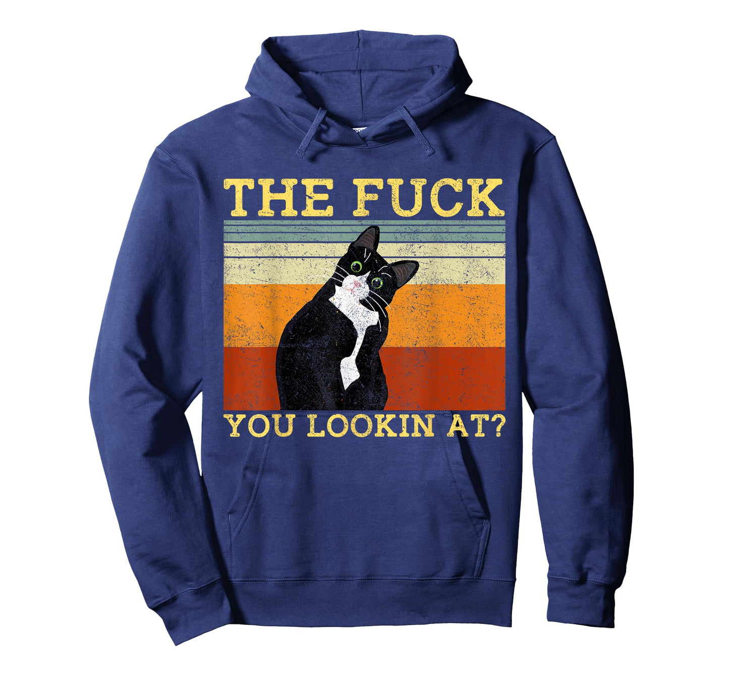 The Fuck You Lookin At Cat Lovers Men Womens T-Shirt