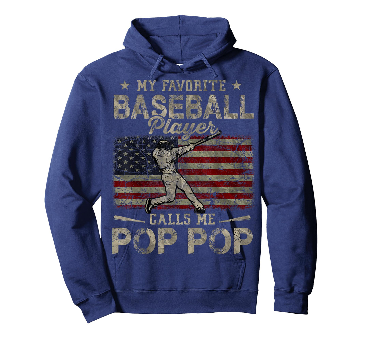 My Favorite Baseball Player Calls Me Pop Pop Father's Day T-Shirt