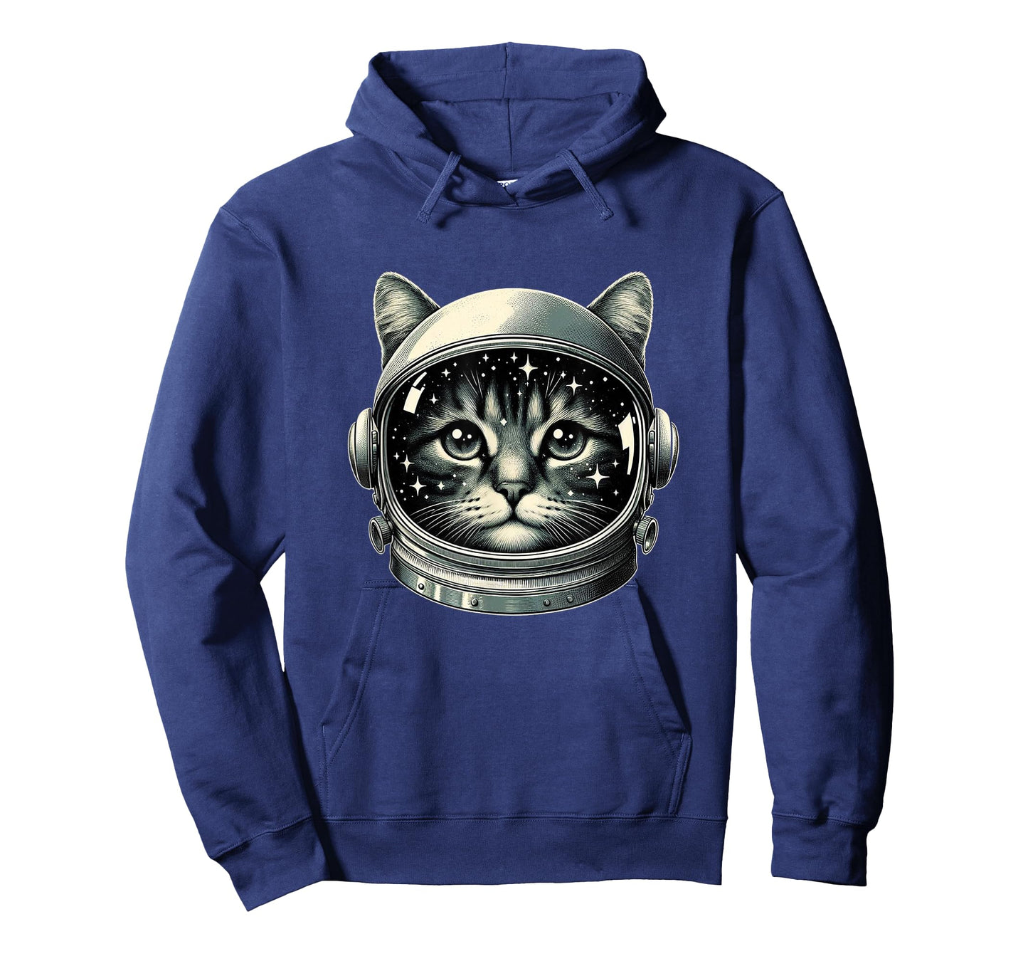 Space Cat Funny Cosmic Astronaut Cat Cute Retro Galaxy Cat Men Women Kids T-Shirt