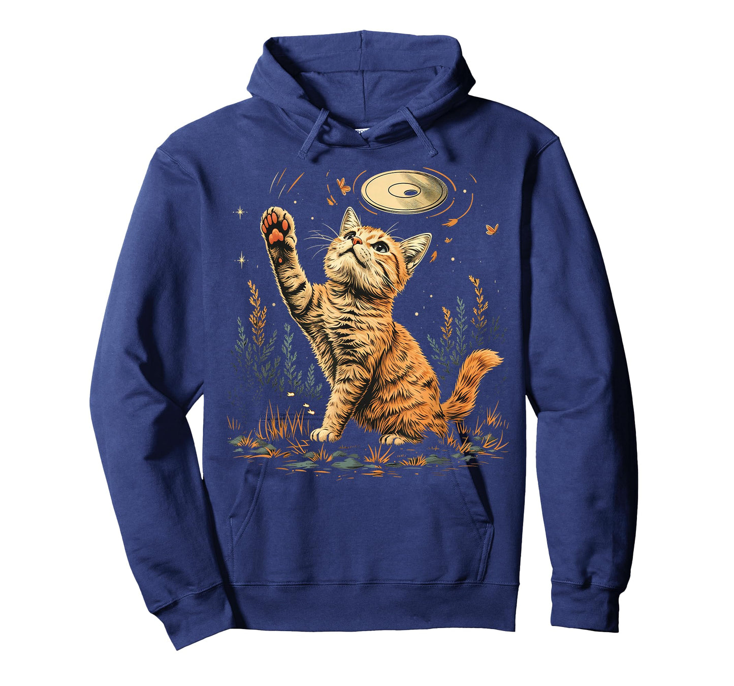 Disc Golf Mens, Womens & Kids Cat Disc Golfer T-Shirt