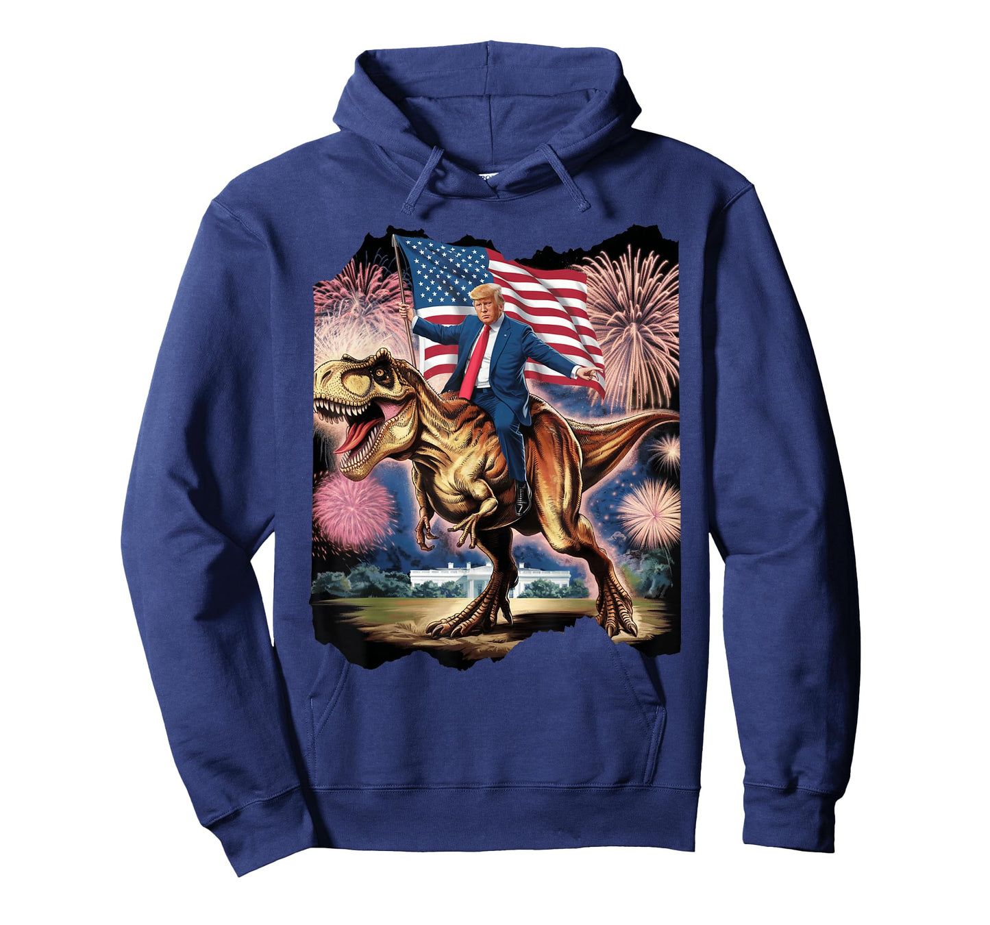 Donald Trump T Rex Dinosaur White House US America President T-Shirt