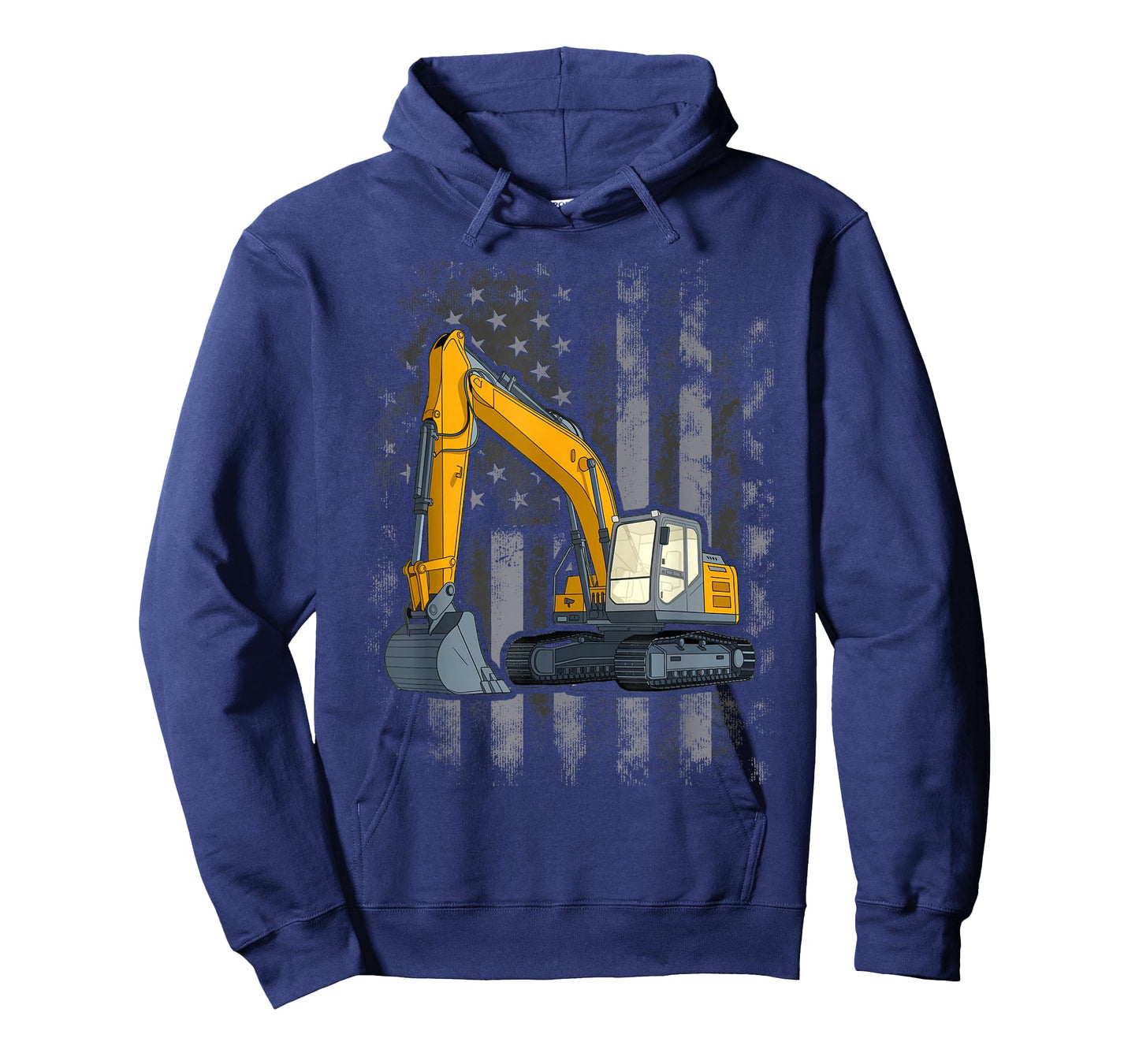 Heavy Equipment Operator Design On Back Of Clothing T-Shirt