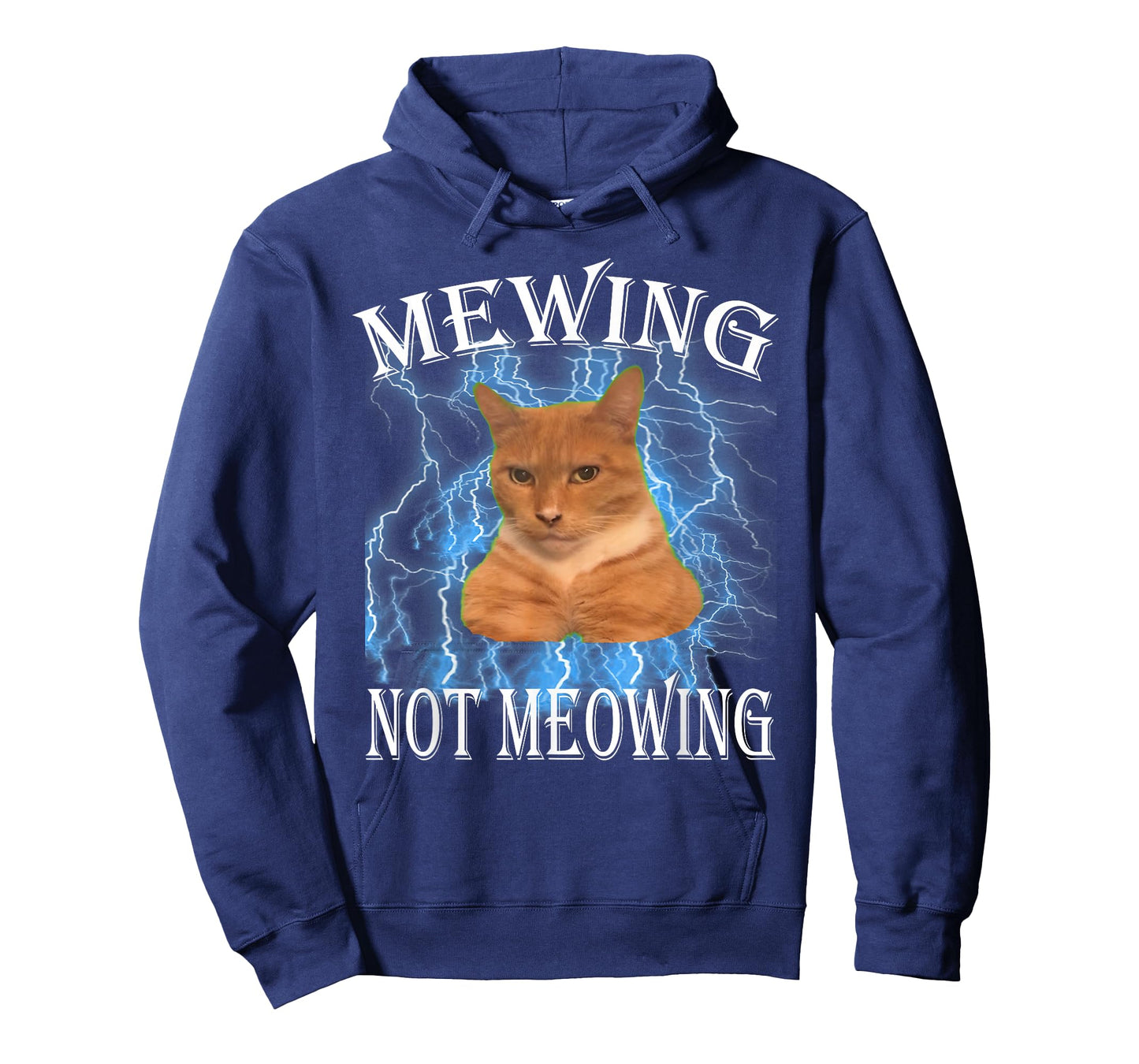 Mewing Cat, not Meowing cat Funny Cat Meme Men Women Kids T-Shirt