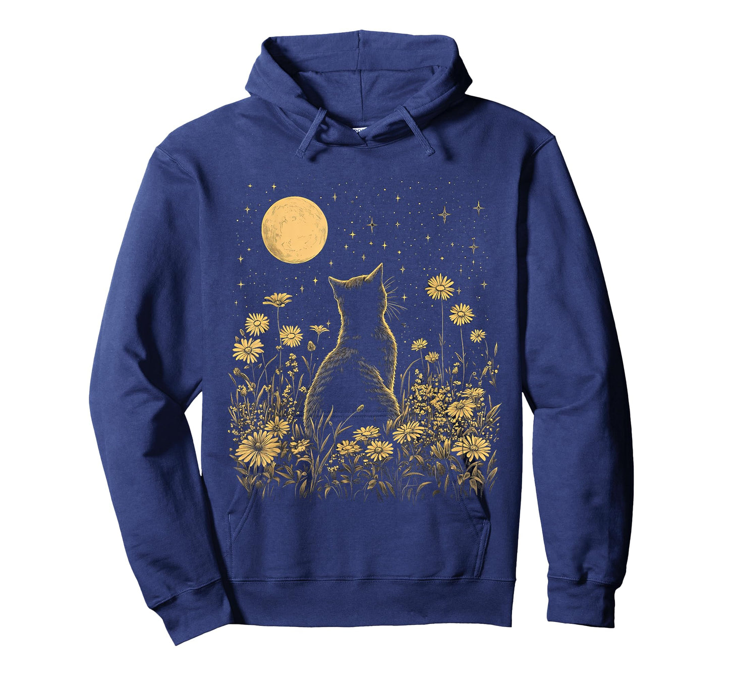cat moon moonphases cats in nature kittens simple T-Shirt