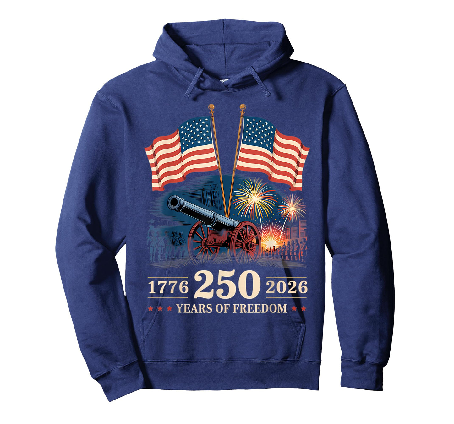 Betsy Ross Flag 250 Years of Freedom T-Shirt