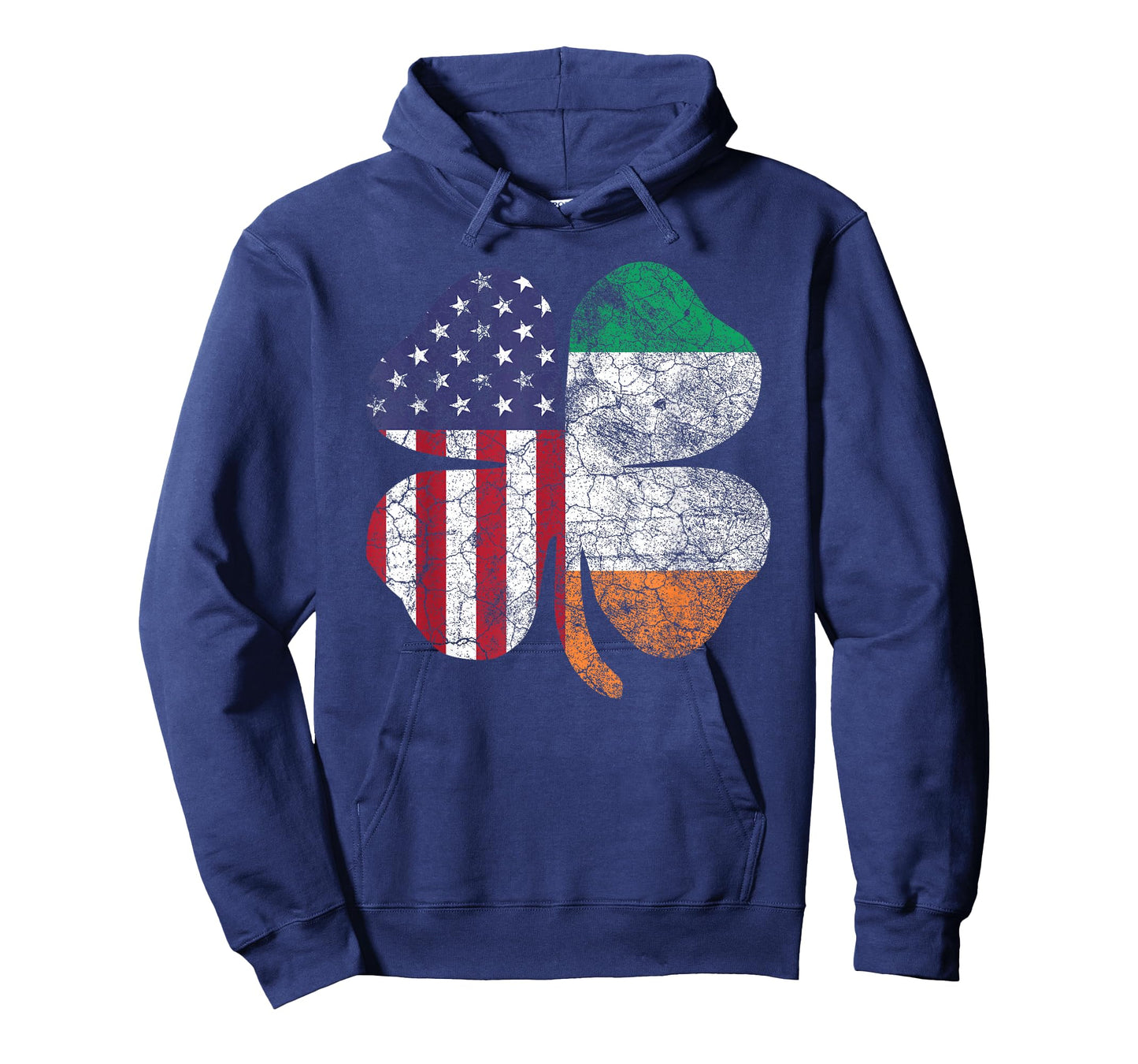 Irish American Flag Ireland Flag ST Patricks Day Gift Lucky T-Shirt Small