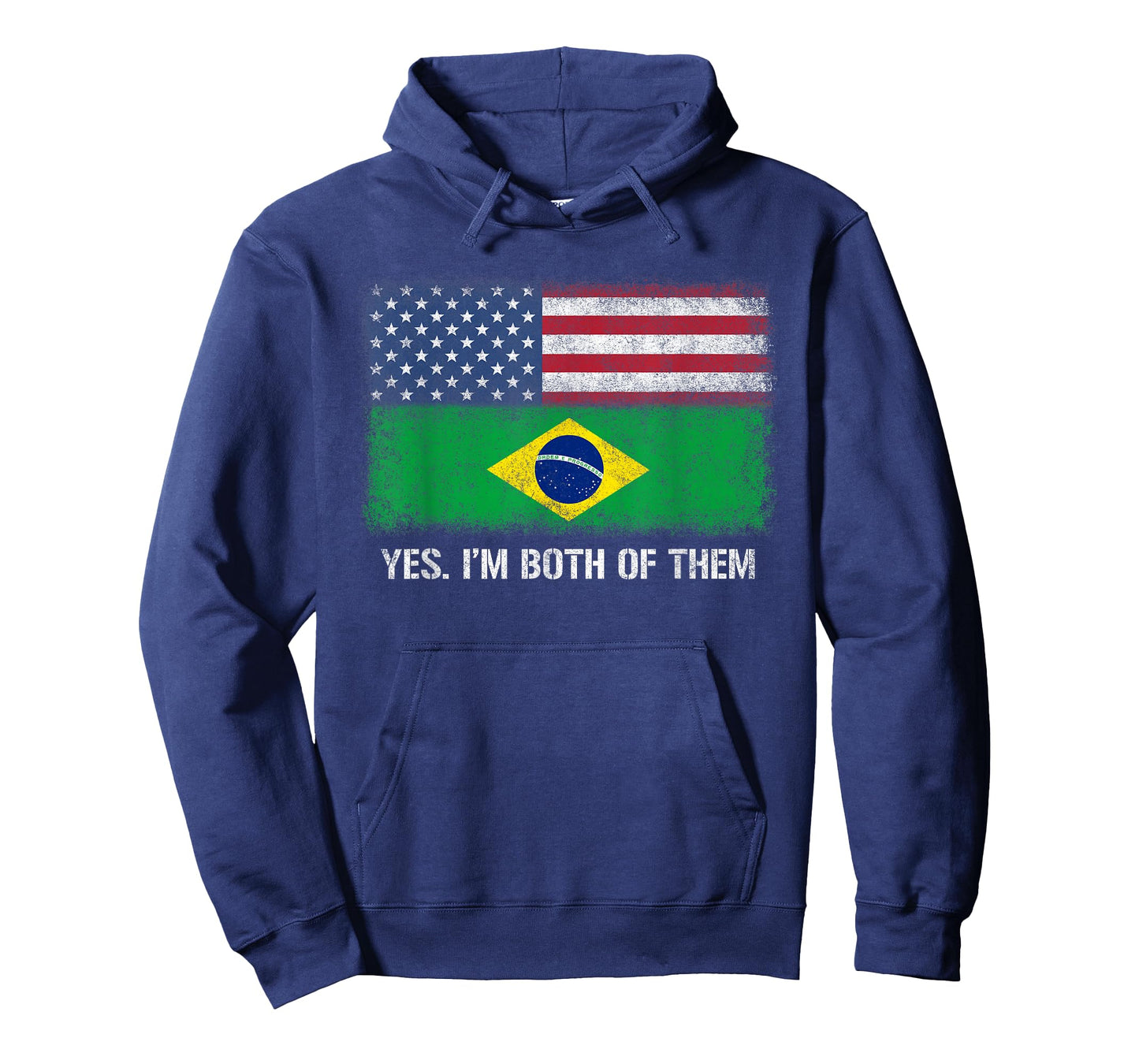 Usa Brazil Brazilian American Flag Dual Citizen Citizenship T-Shirt for Women Kids Men