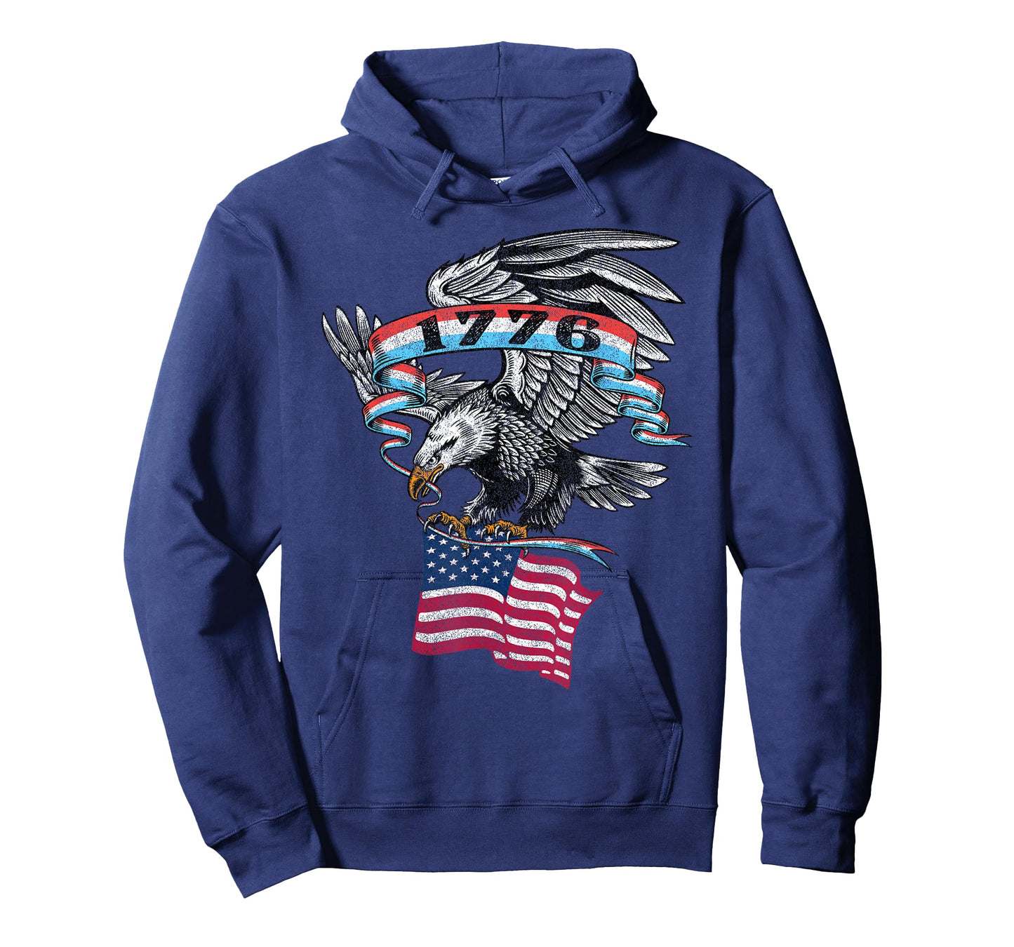 1776 American Flag USA Eagle Vintage Graphic T-Shirt