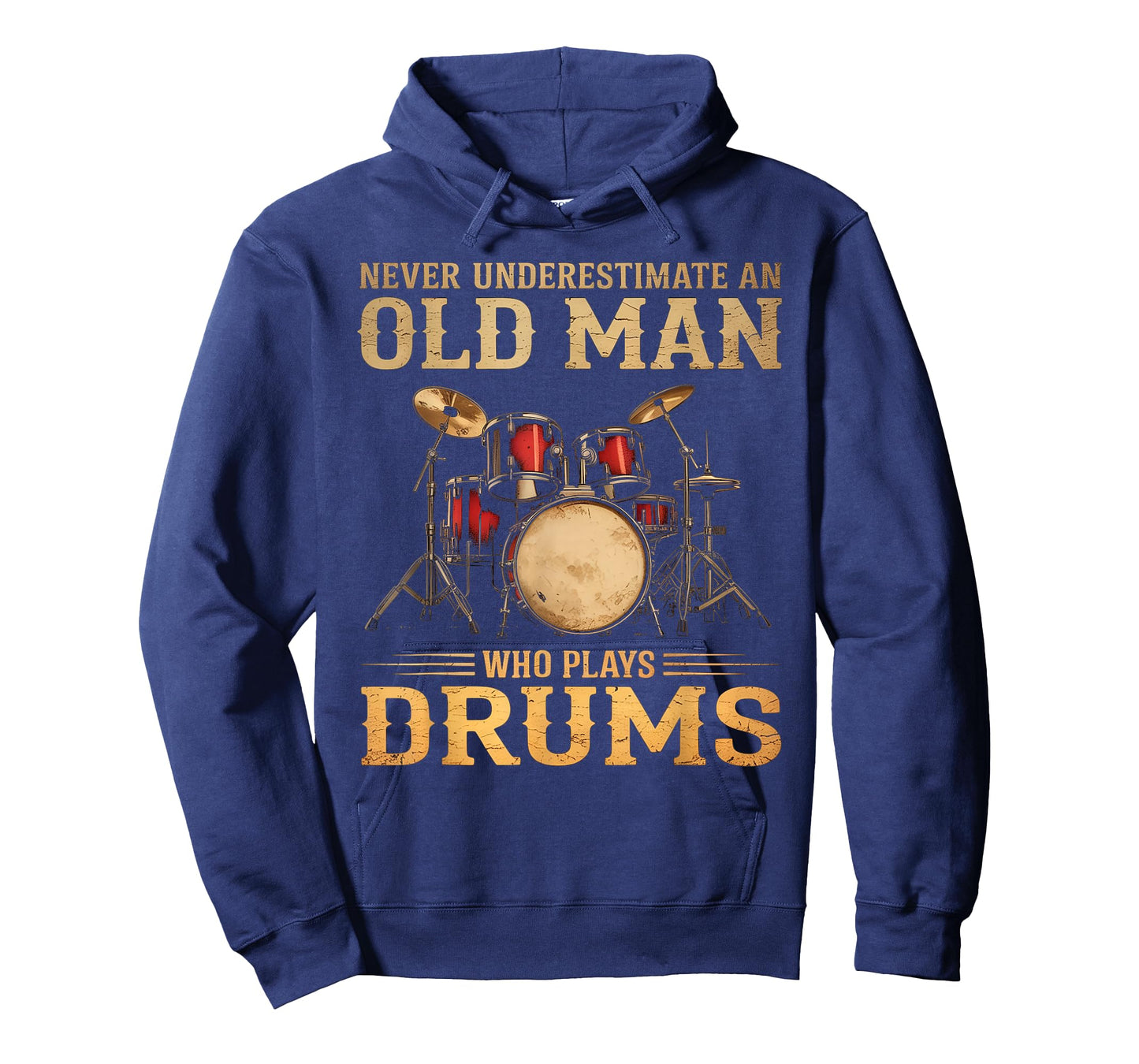 Never Underestimate An Old Man Who Plays Drums T-Shirt