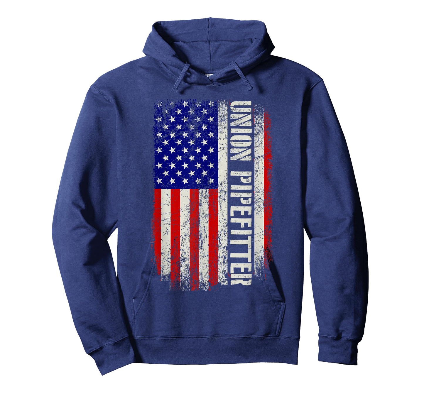 Union Pipefitter - Plumber Plumbing USA Flag Pipe Fitter T-Shirt