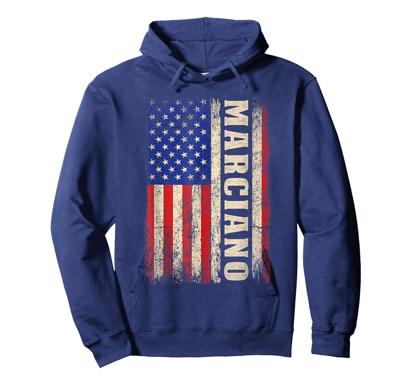 MARCIANO Last Name Shirt MARCIANO Name American Flag T-Shirt