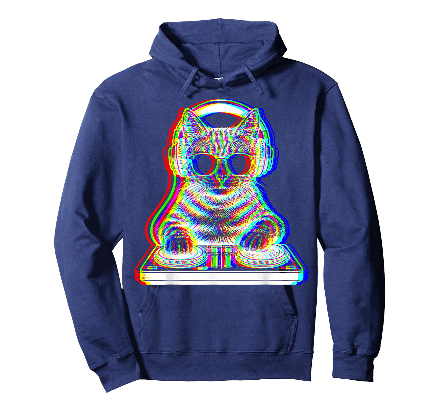 DJ Cat EDM Music Funny Gifts For Cat Lover Men Women Boy Kid T-Shirt