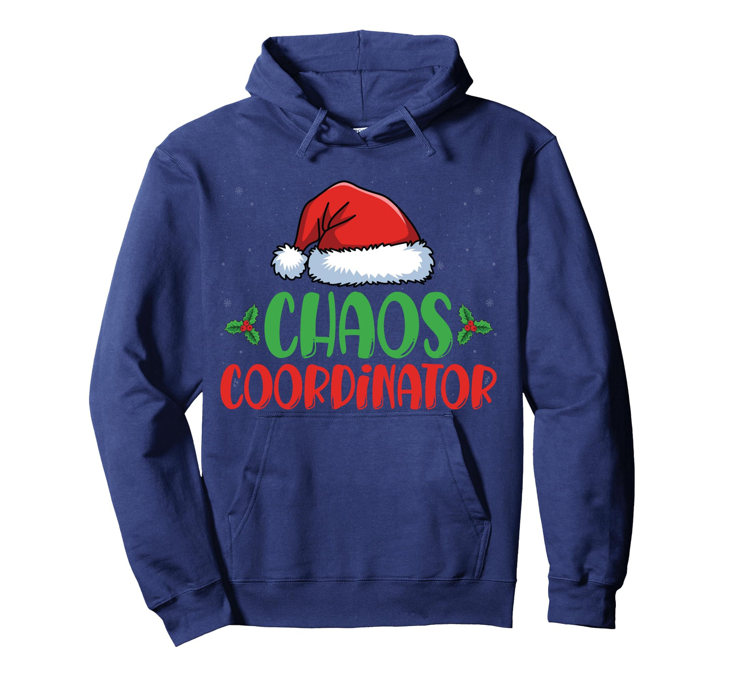 Chaos Coordinator Santa Hat Xmas Holiday Christmas Long Sleeve T-Shirt