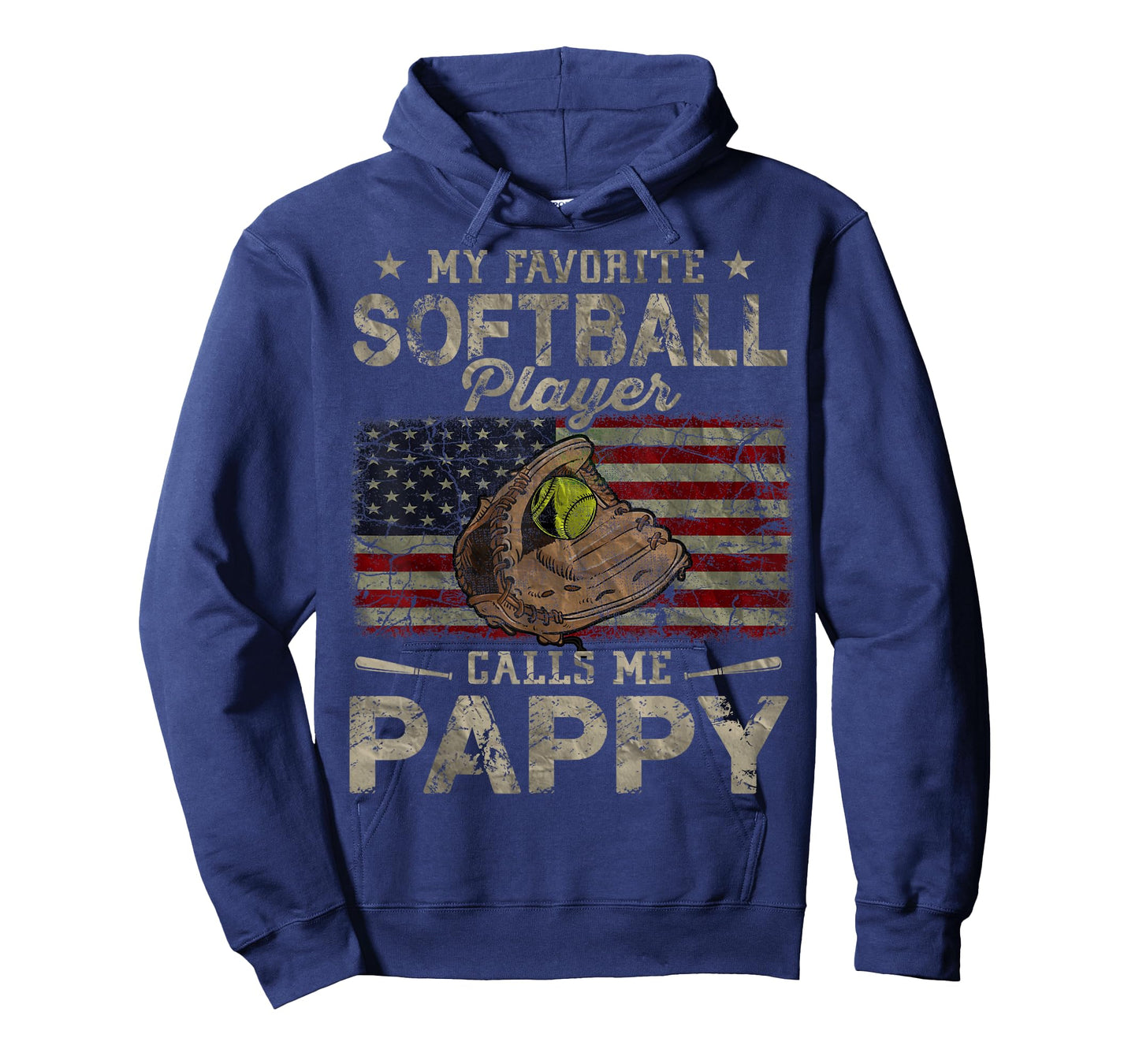 My Favorite Softball Player Calls Me Pappy Father's Day T-Shirt