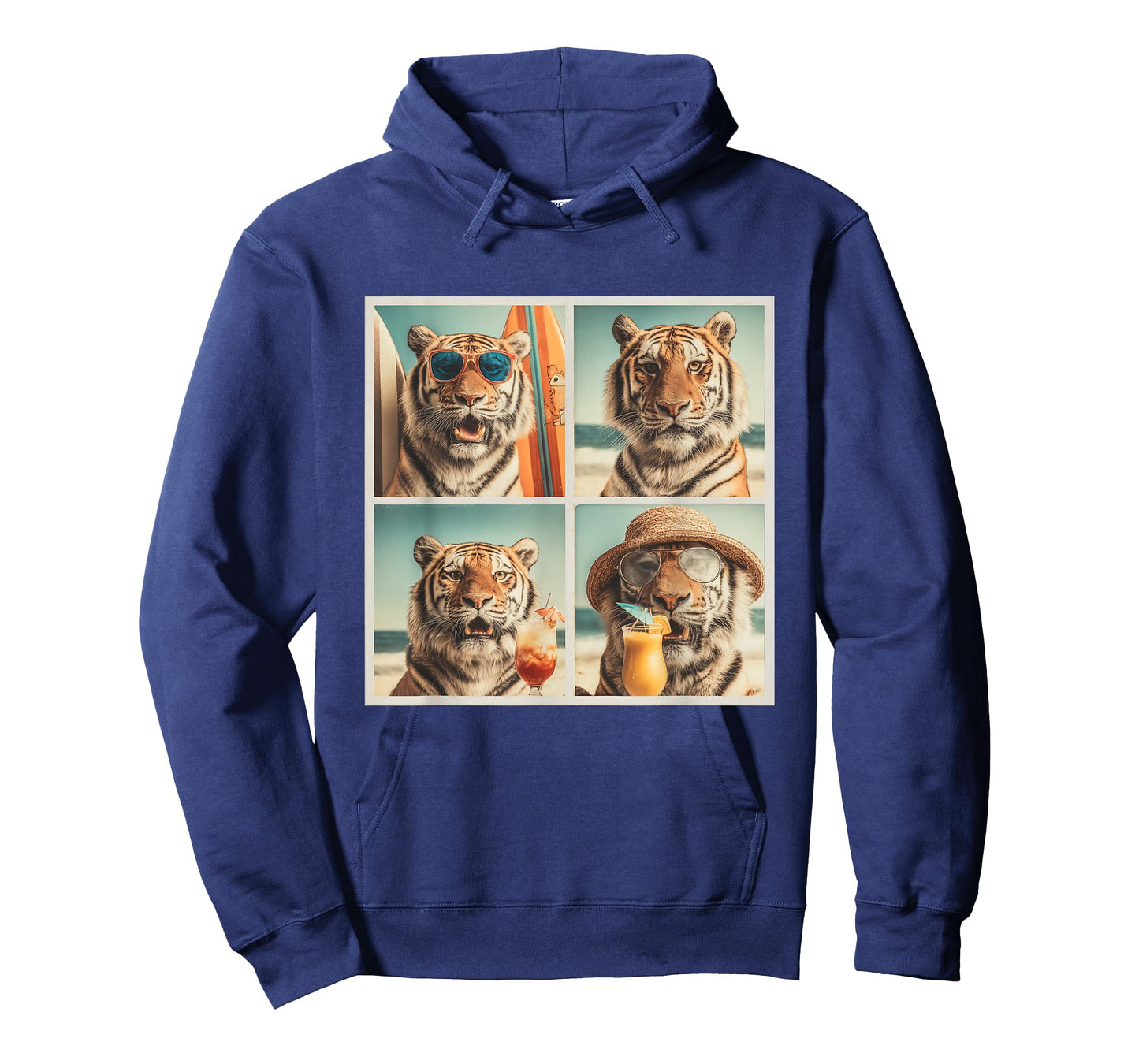 Cool Tigers with Sunglasses Animal Vacation Beach Summer T-Shirt