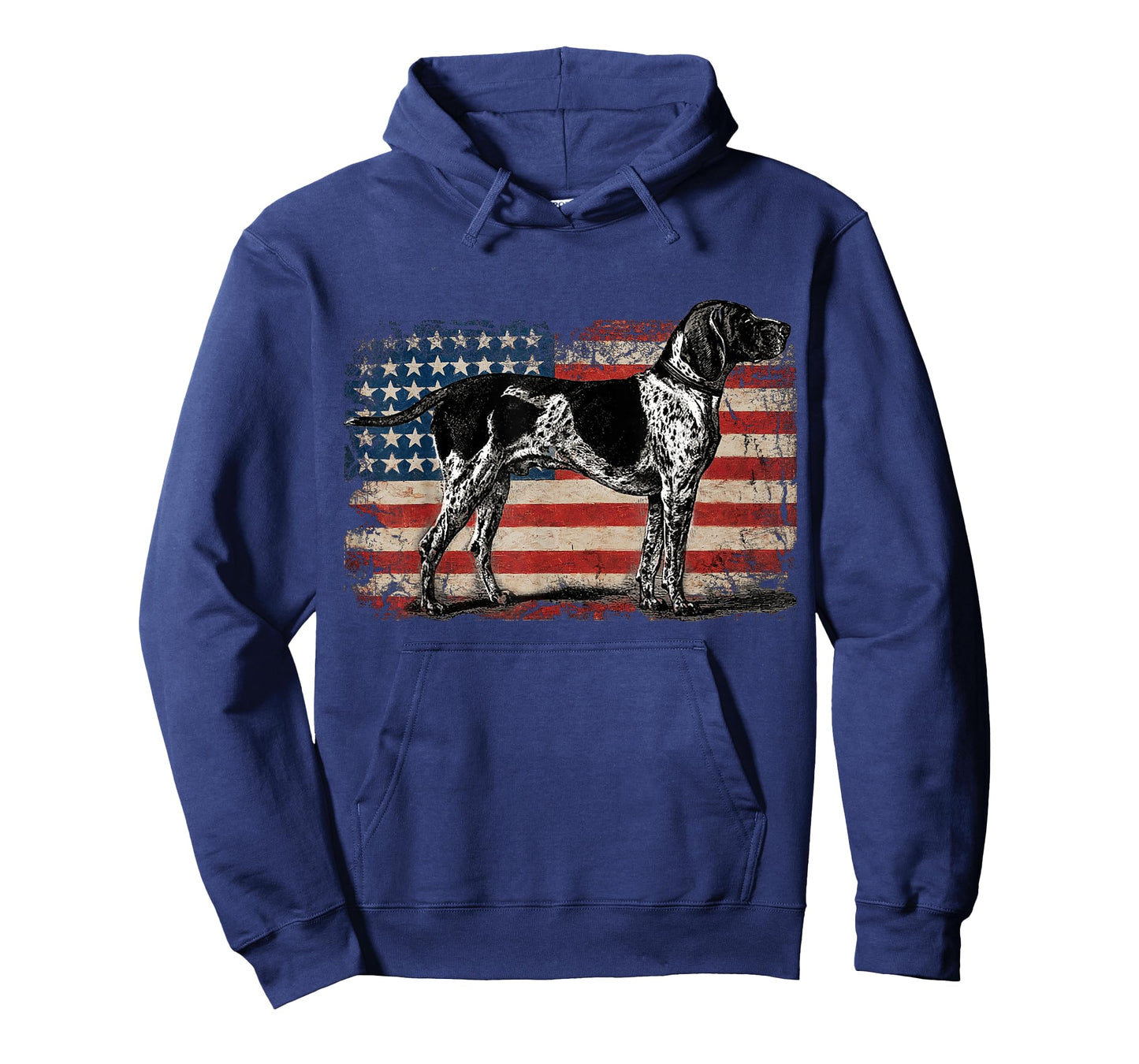 GSP Dad USA American Flag German Shorthaired Pointer Dog T-Shirt