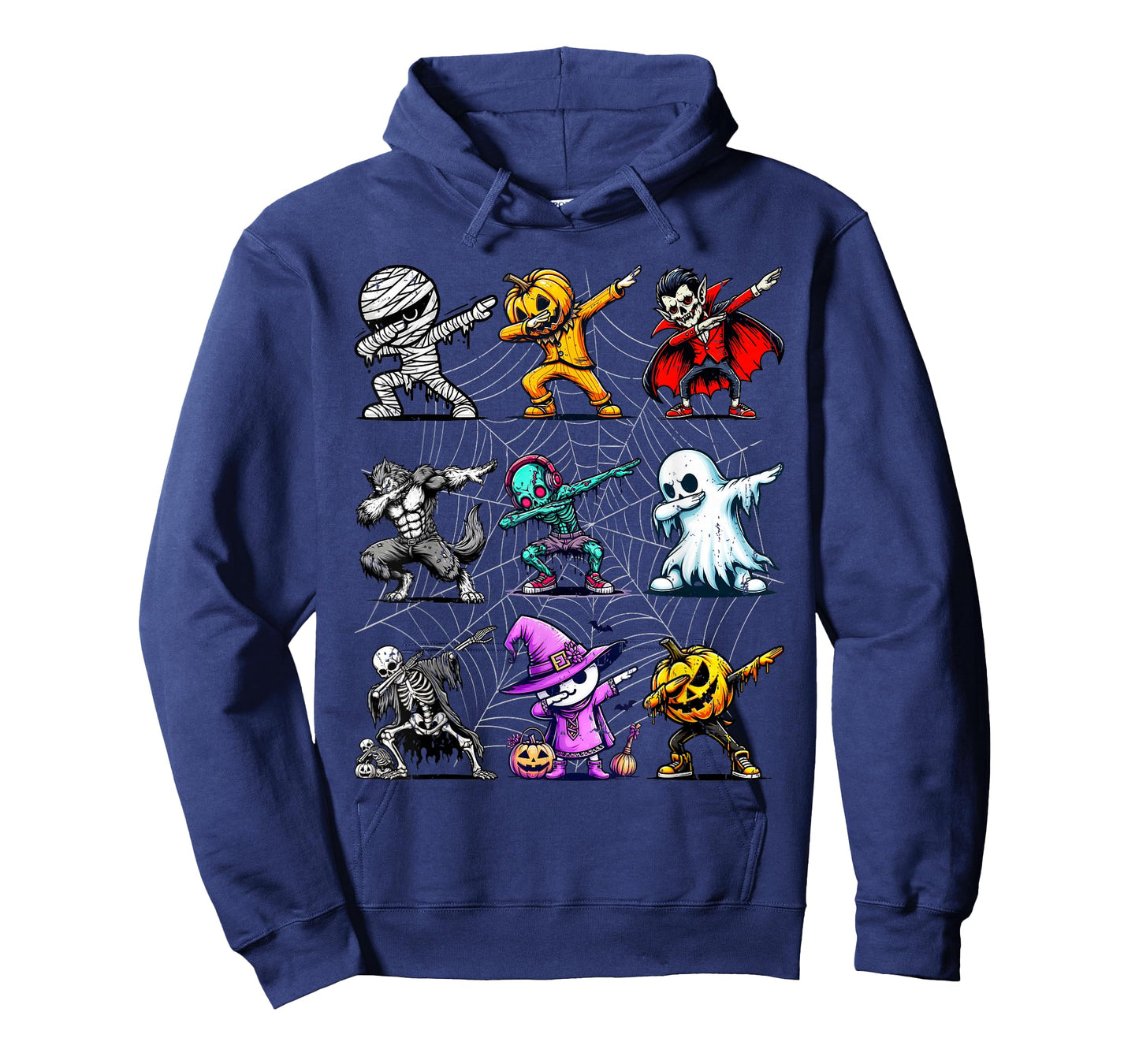 Dabbing Halloween Skeleton Zombie Ghost Pumpkin Mummy T-Shirt